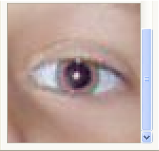 Как удалить ободок глаза в Red Eye Pilot
