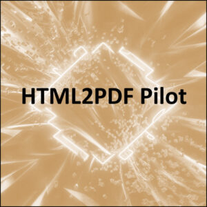 Электронная лицензия на программу HTML2PDF Pilot